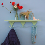 Wall Rack by Scout Regalia wall hooks scout regalia Mint Green