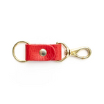Leather + Hide Keychains by Primecut keychain PRIMECUT Tomato Leather