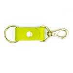 Leather + Hide Keychains by Primecut keychain PRIMECUT Lime Leather