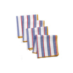 Cocktail Napkin Set by Willow Ship - Mondrian Primary napkins willow ship
