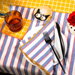 Cocktail Napkin Set by Willow Ship - Mondrian Primary napkins willow ship