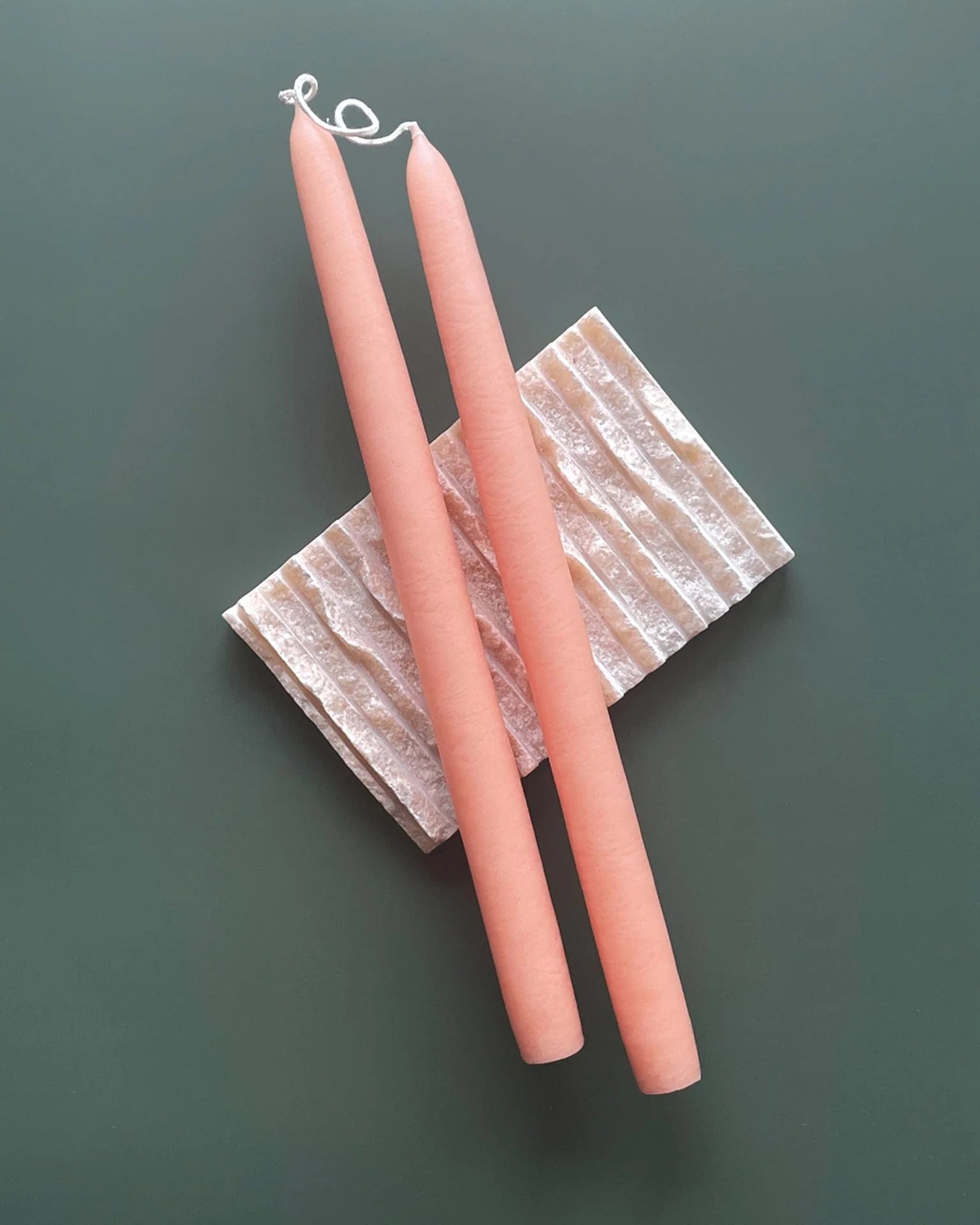 Botanica Taper Candles - Set of 2 Candles BOTANICA Shell Pink - Light Pink