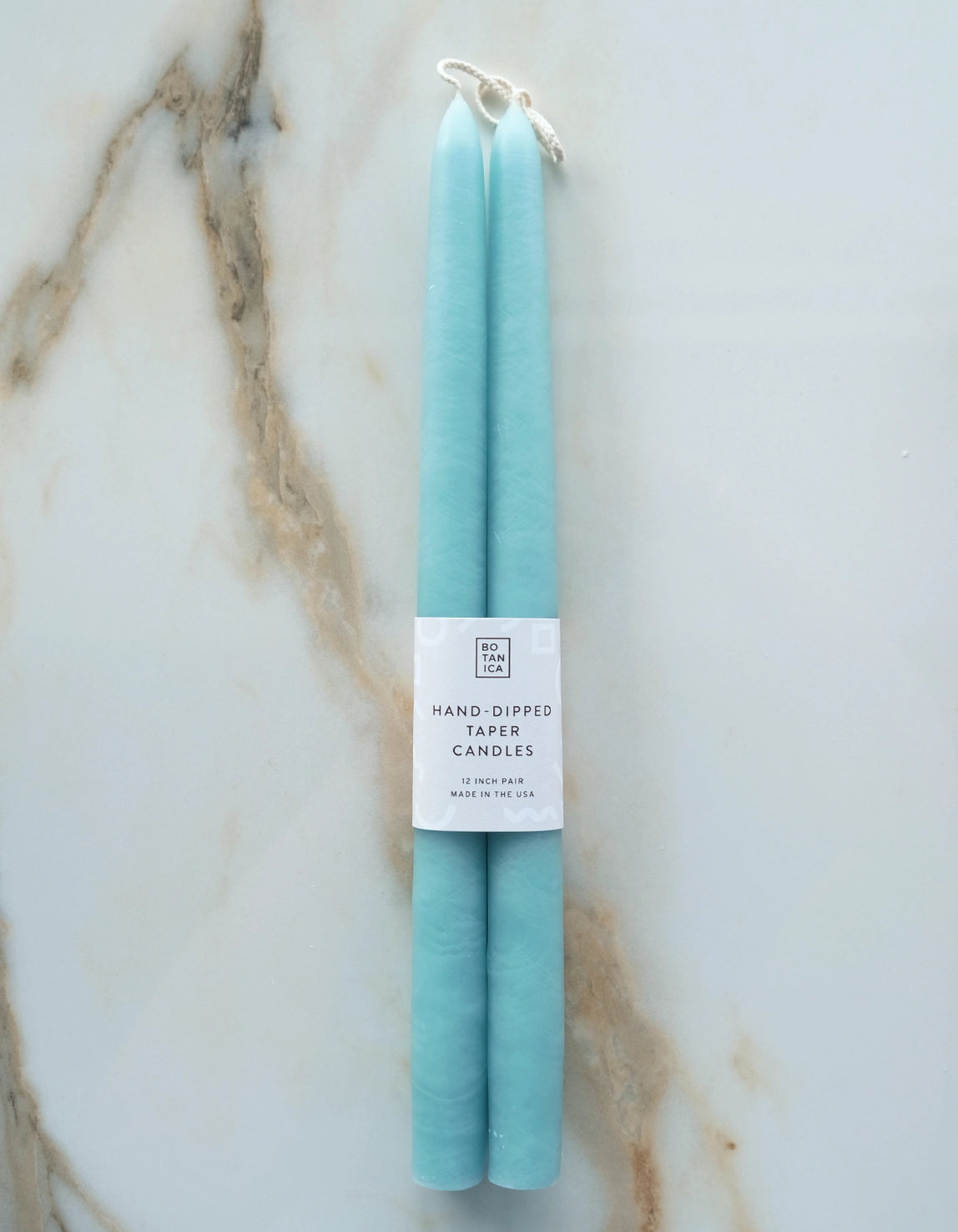 Botanica Taper Candles - Set of 2 Candles BOTANICA Robin's Egg - Blue
