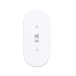 Pill Switchplate Cover by New Made LA switch plate New Made LA White Single Switch