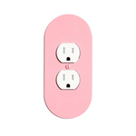 Pill Switchplate Cover by New Made LA switch plate New Made LA Pink Double Outlet