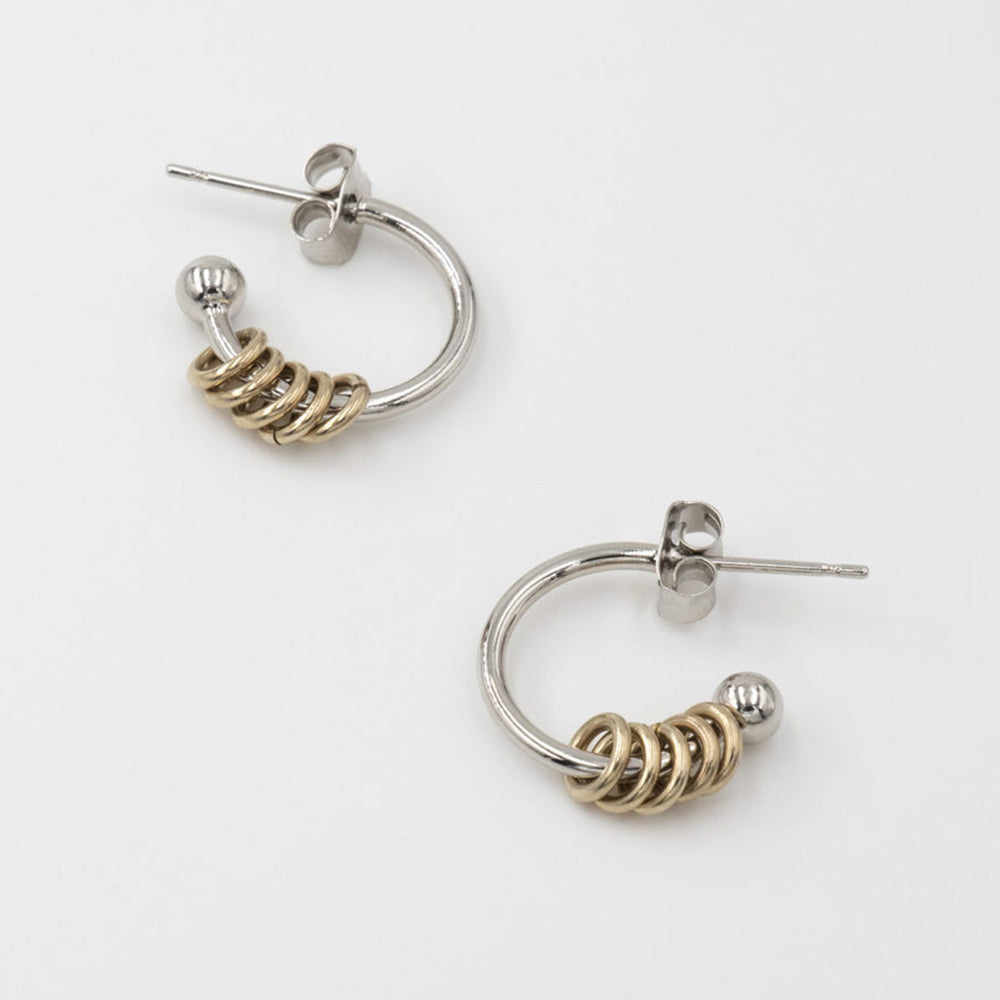 Gloria Hoop Earrings - Justine Clenquet – CANDID HOME