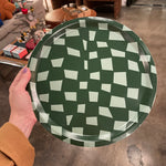 Elly Vvaller Birchwood Trays : 2nd Edition tray Elly valler small round green