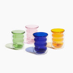 Double Wall Groovy Cup by Poketo glassware POKETO