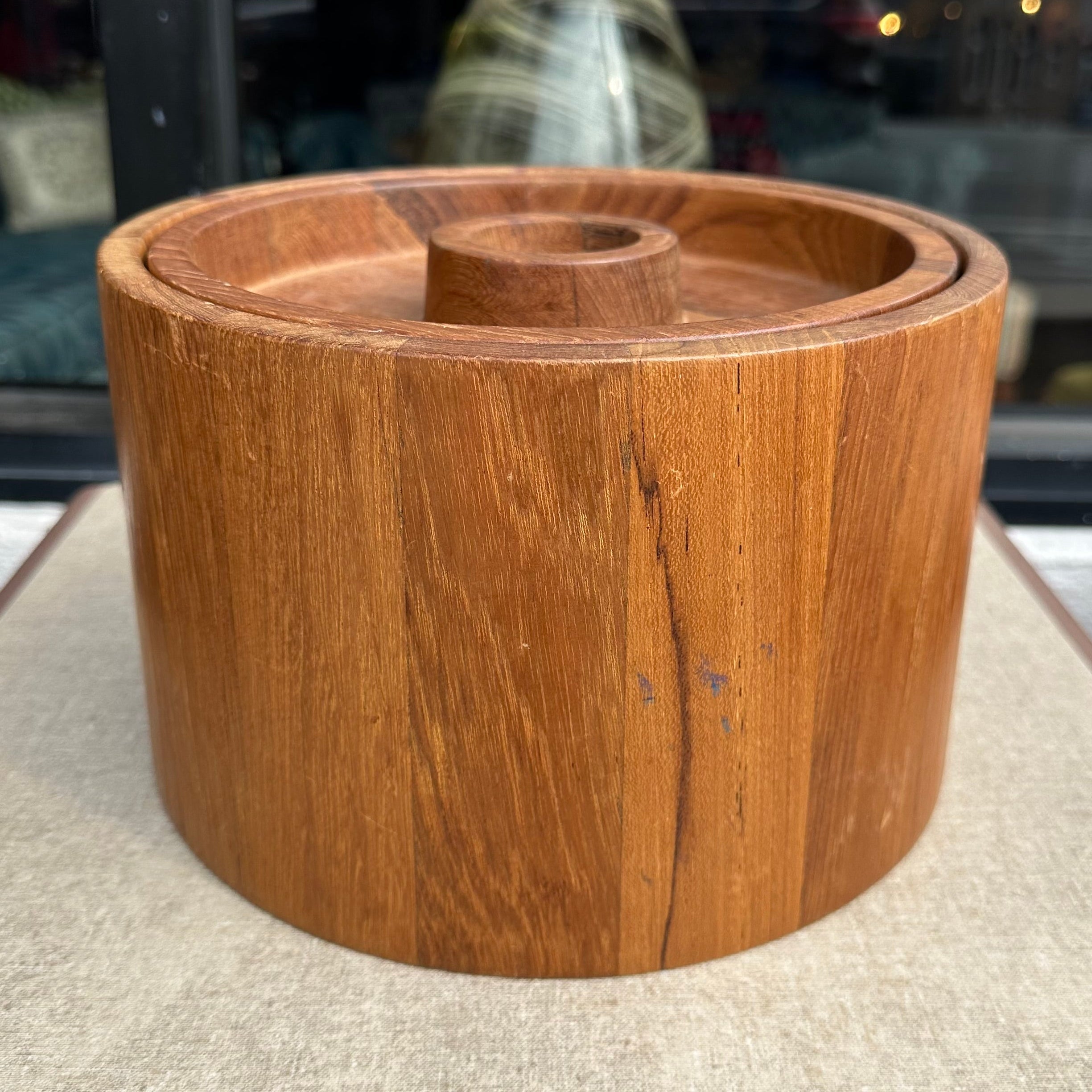 Mid-Century Teak Ice Bucket by Dansk Kitchen + Bar CANDID HOME