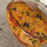 Vintage Chinese Paper Mache Floor Basket basket CANDID HOME