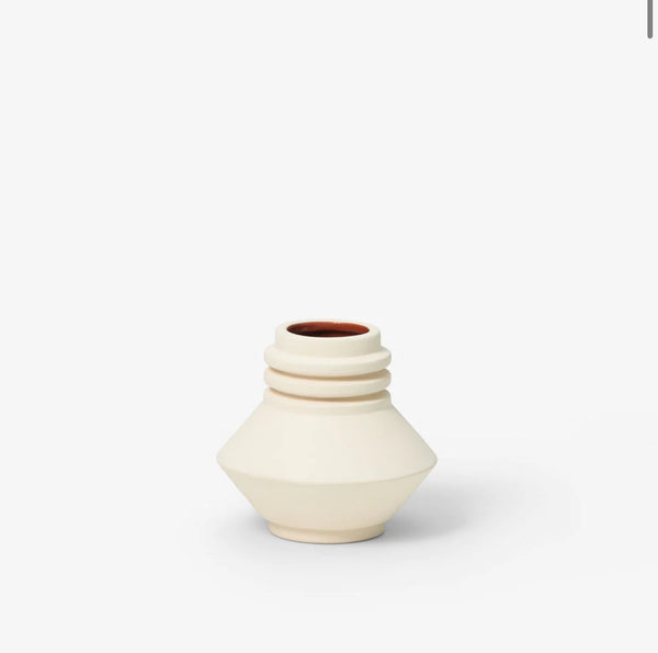Strata Vase by Simone Brewster for Areaware Bottle Stopper areaware Cream  