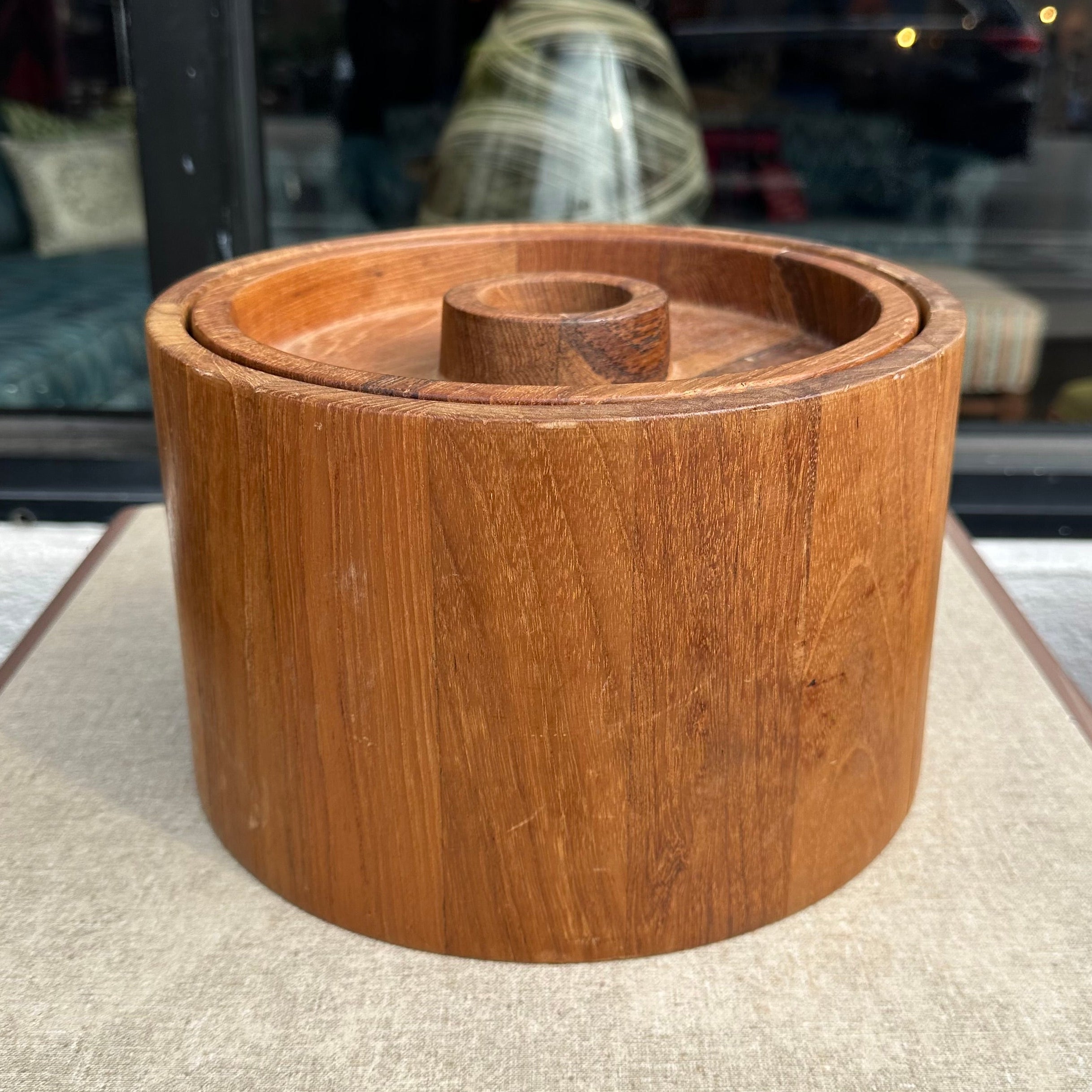 Mid-Century Teak Ice Bucket by Dansk Kitchen + Bar CANDID HOME