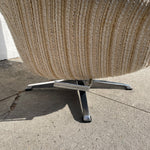 1960’s Overman Swivel Lounge Chair + Ottoman Chairs CANDID HOME