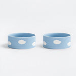 Cloud Ceramic Pet Bowl by Egg Back Home pet bowl egg back home