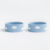 Cloud Ceramic Pet Bowl by Egg Back Home pet bowl egg back home