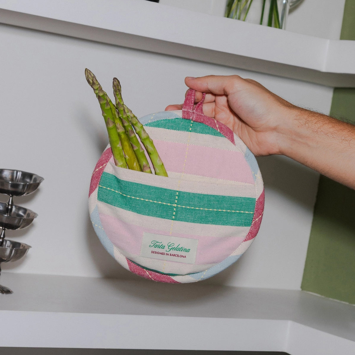 Striped Pot Holder by Tarta Gelatina pot holder TARTA GELATINA