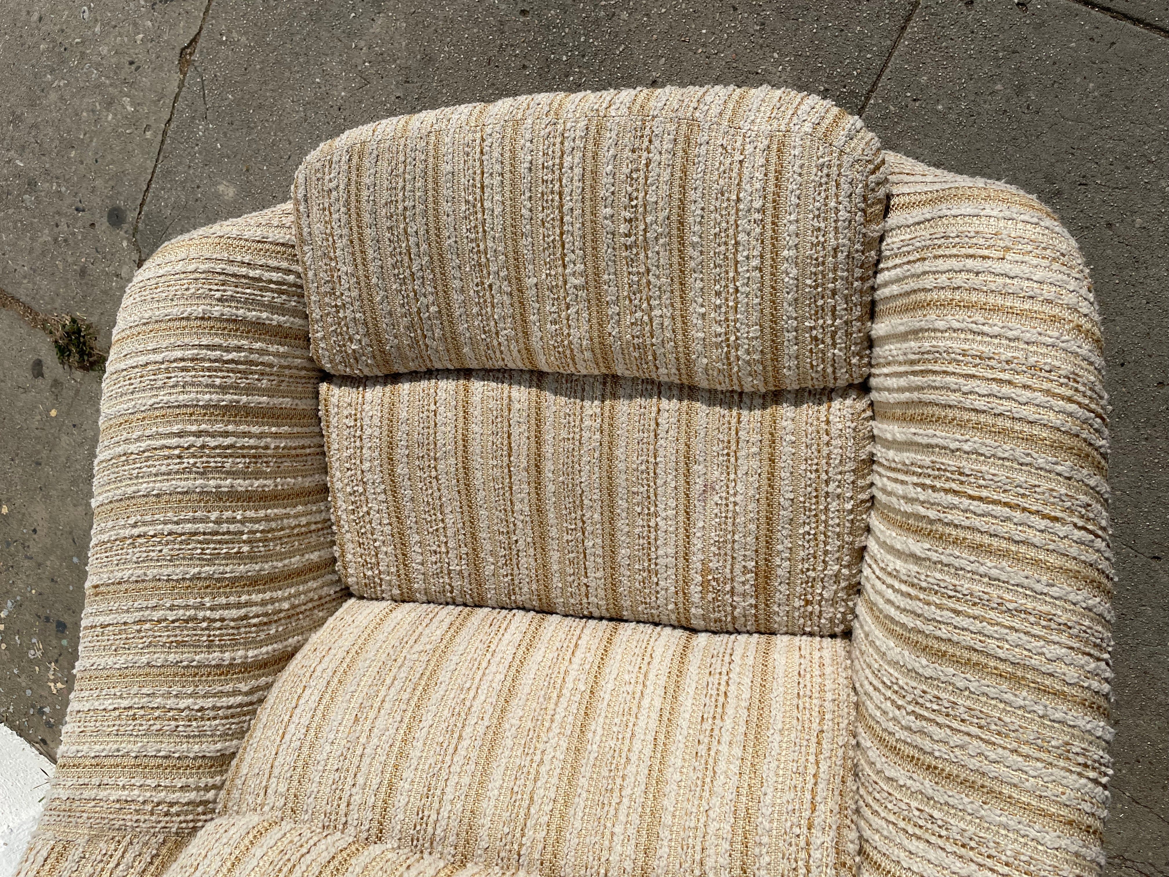 1960’s Overman Swivel Lounge Chair + Ottoman Chairs CANDID HOME