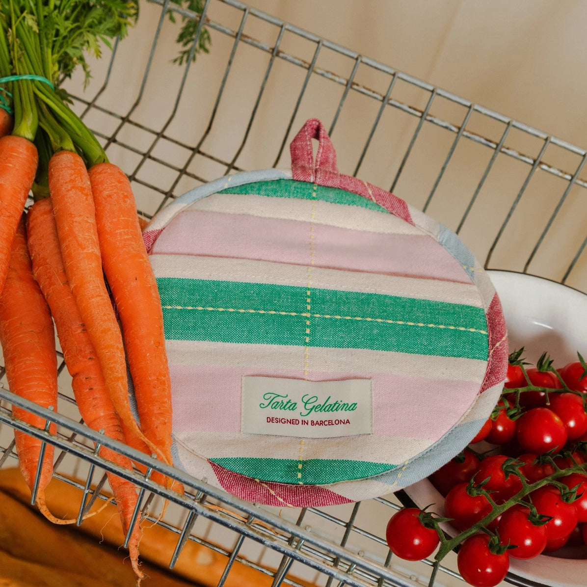 Striped Pot Holder by Tarta Gelatina pot holder TARTA GELATINA