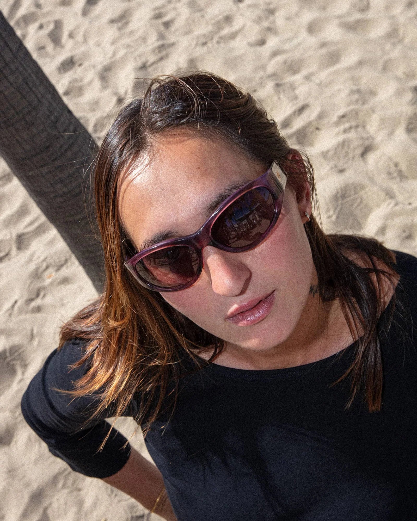 The Funk Daddy in Lilac Smoke Bio Haze by Crap Eyewear Sunglasses crap