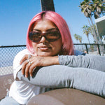 The Funk Daddy in Lilac Smoke Bio Haze by Crap Eyewear Sunglasses crap