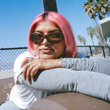 The Funk Daddy in Lilac Smoke Bio Haze by Crap Eyewear Sunglasses crap