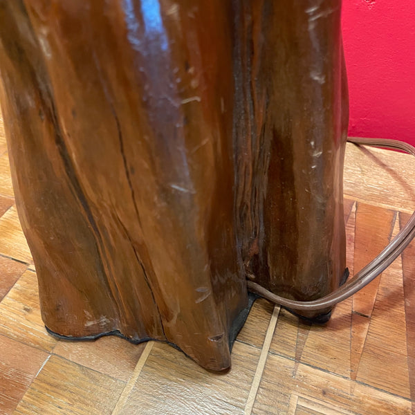 1970’s Vintage Driftwood Table Lamp lamp CANDID HOME