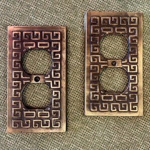 Antique Brass Outlet Face Plates - Price for Each CANDID HOME