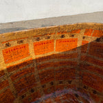 Vintage Chinese Paper Mache Floor Basket basket CANDID HOME