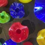 Ruffle Bud Vases by Terra Glassworks Vases Terra Glassworks