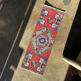 Vintage Turkish Kilim Rug - 13.5”x40”