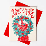Holiday Letterpress Greeting Cards by Bromstadt Printing Co greeting card bromstad Wreck the Halls