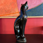 Mid-Century Ceramic Cat Statue CANDID HOME