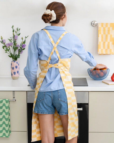 Cross Back Apron by Tarta Gelatina Pillows TARTA GELATINA