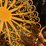 Vintage Victorian-Style Wrought Iron Basket basket CANDID HOME