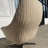 1960’s Overman Swivel Lounge Chair + Ottoman Chairs CANDID HOME