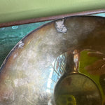 Mid-century Danish Brass Footed Bowl Vases CANDID HOME