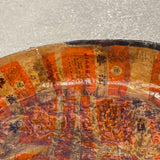 Vintage Chinese Paper Mache Floor Basket basket CANDID HOME