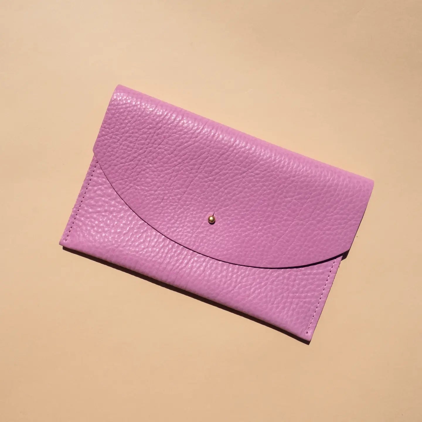 Leather Envelope Pouch by Primecut Bags + Wallets PRIMECUT Sorbet Pink