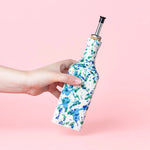 Ceramic Olive Oil Bottle by Tierra Cocida oil dispenser tierra cocida Blue + Green Coral