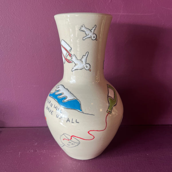 “Fish Feast” Vase by Steve Stringer vase Steve stringer