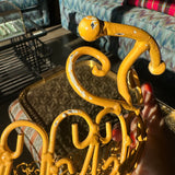 Vintage Victorian-Style Wrought Iron Basket basket CANDID HOME