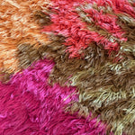 5’6” x 8’7” 1970’s Floral Shag Rug Rugs CANDID HOME   