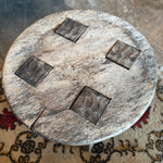 Antique French Wooden Milking Stool Tables CANDID HOME