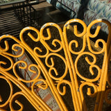 Vintage Victorian-Style Wrought Iron Basket basket CANDID HOME