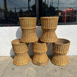 Vintage Rattan Planter - Price per Piece planter CANDID HOME