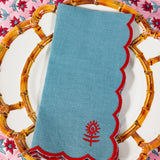 Icon Linen Dinner Napkins - Set of 6 - by Furbish Studio napkins furbish
