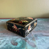 Vintage Painted Chinese Trinket Box styling object CANDID HOME