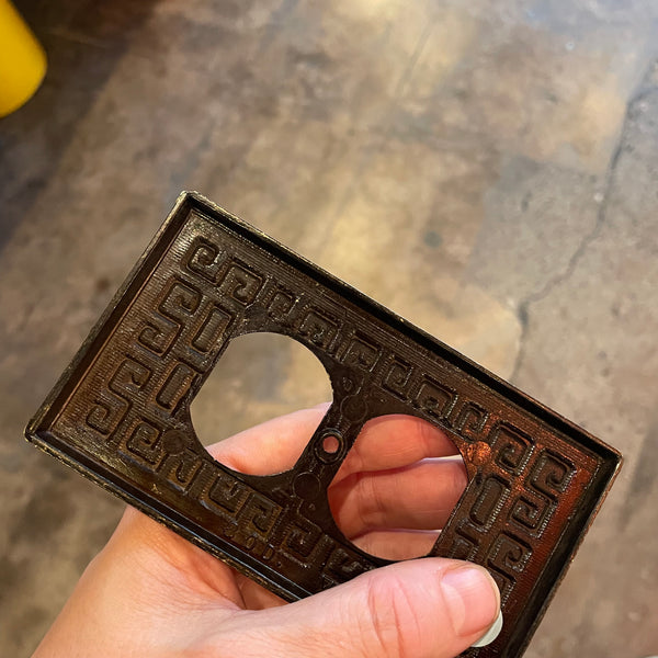 Antique Brass Outlet Face Plates - Price for Each CANDID HOME