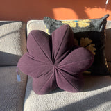 17" Star Anise Pillow by Anjia Jalac Pillows anjia jalac Eggplant Wool  