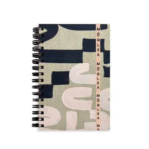 Black & Tan Small A6 Notebook by Moglea notebook Moglea